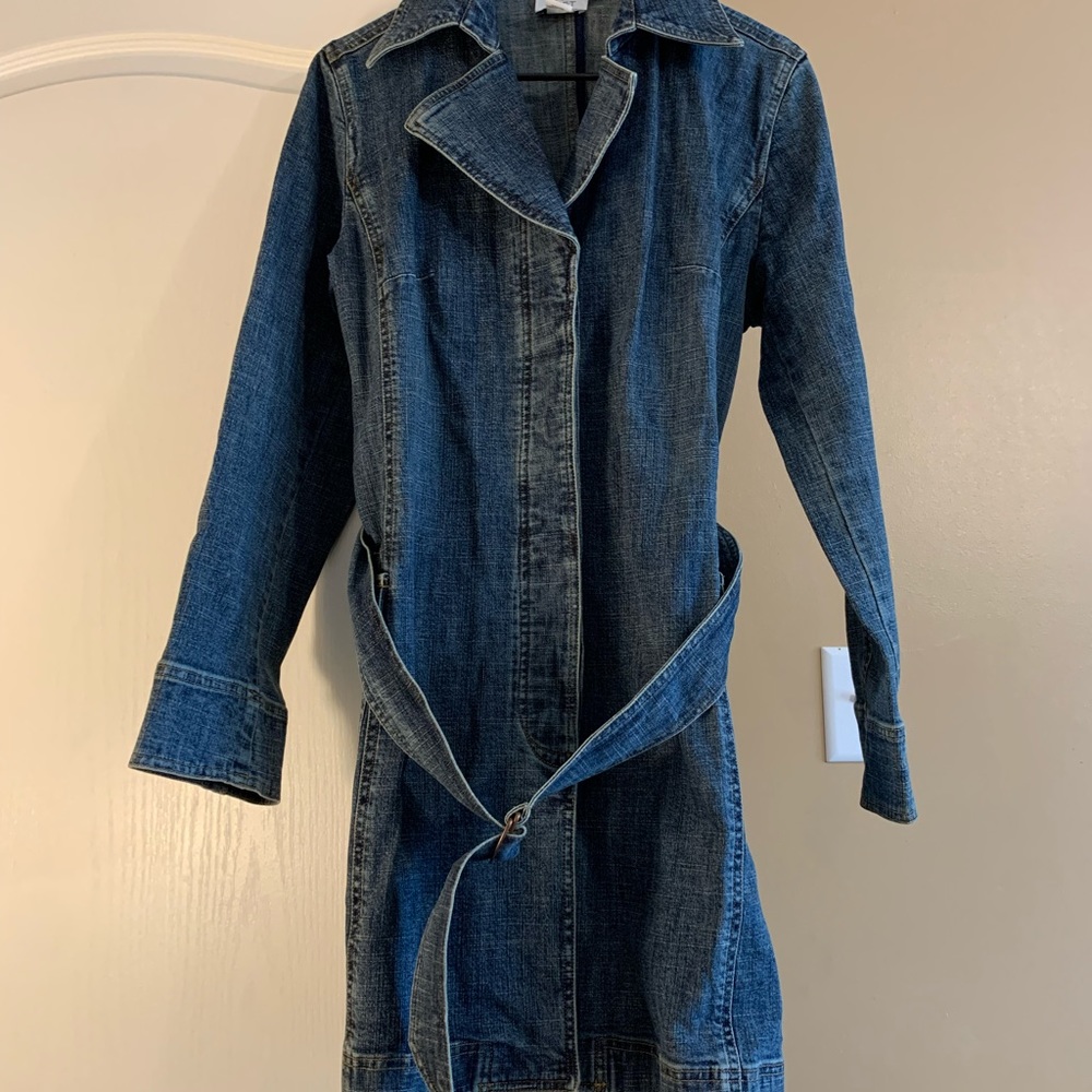 Denim Coat Size 12 Ann Taylor - Loft